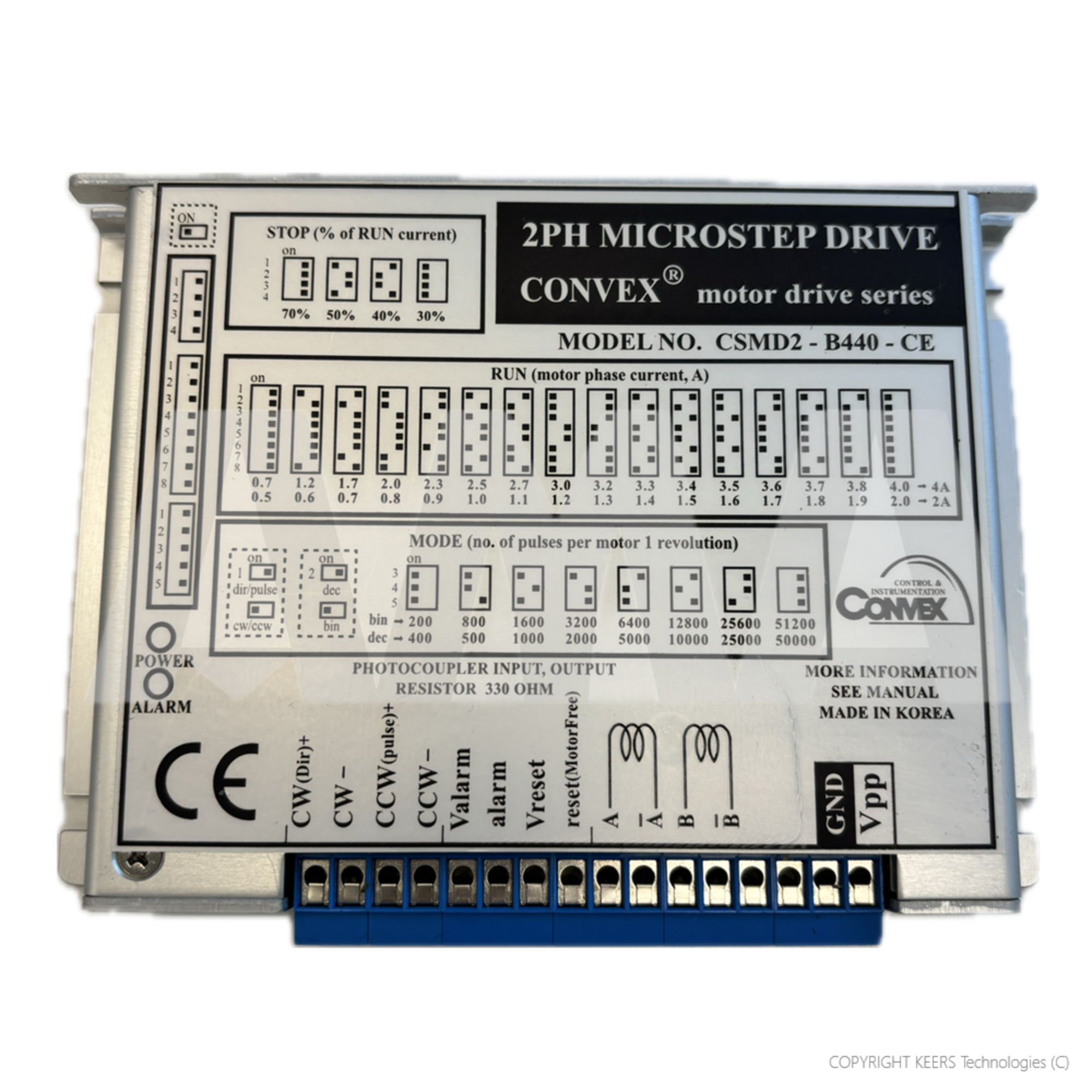 Convex CSMD2-B240-CE Bipolar Microstep Driver